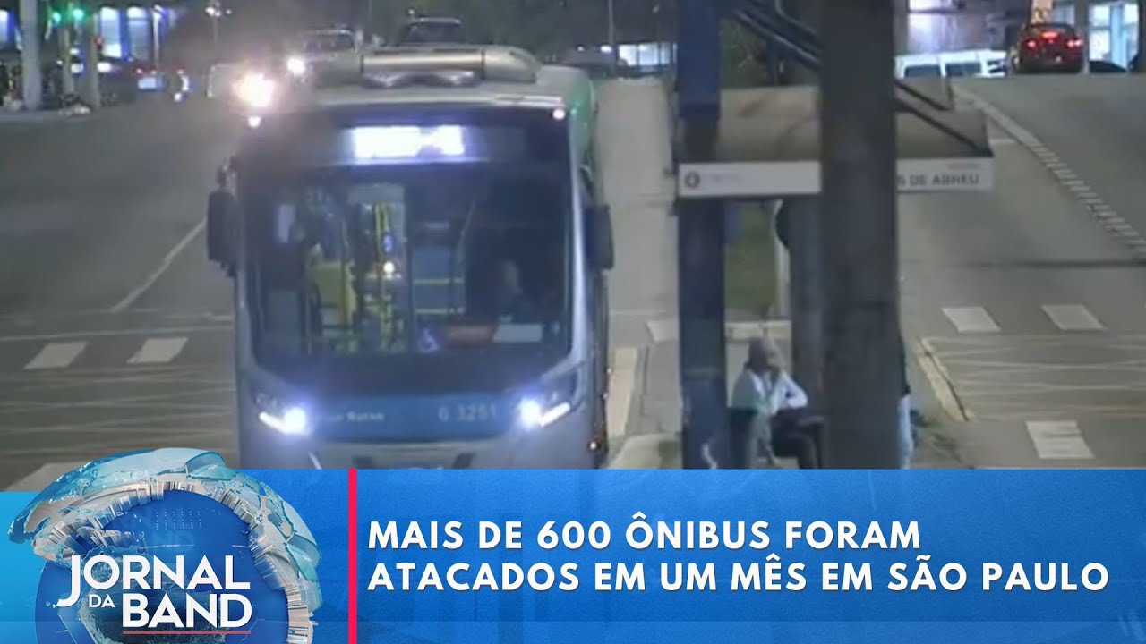 Mais de 600 ônibus foram atacados em um mês em São Paulo