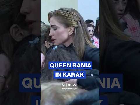 Queen <strong>Rania</strong> pays condolences to families of martyrs of Karak attack