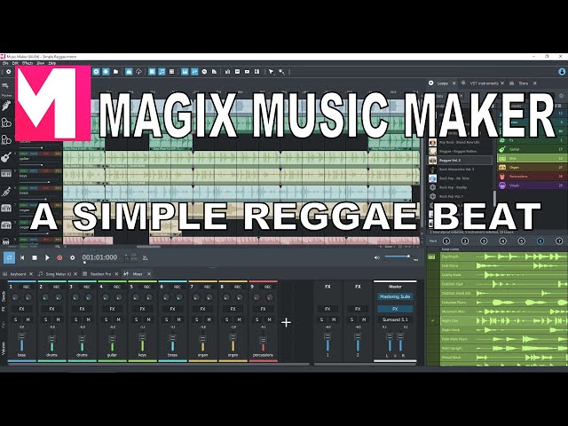 How to Make Reggae Music with Magix Music Maker