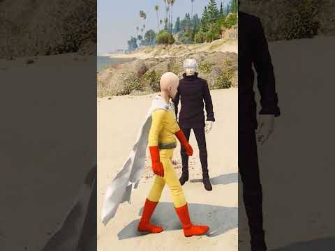 HULK GOKU SAITAMA FIGHT CHALLENGE #shorts #goku