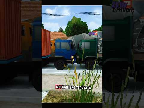 Truknya adu banteng‼️#bussid #truck #simulator