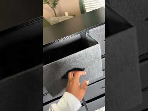 This dresser is super easy to set up, holds more stuff than I imagined, and it’s on sale with free