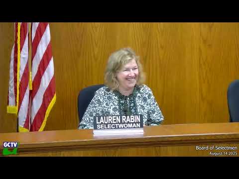 Board of Selectmen, August 14, 2025