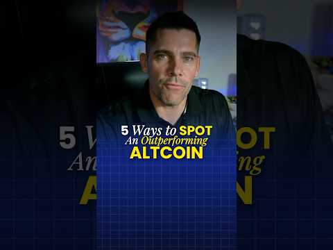 Top 5 ways to spot an outperforming Altcoin…share this with your crypto crew to find the next💥Alt!