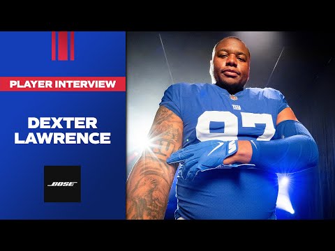 Dexter Lawrence: "Continue to fight, have a positive energy" | New York Giants video clip 