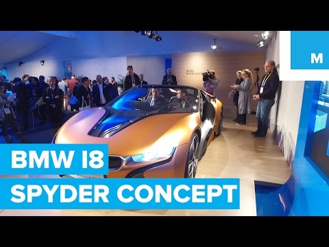 First Look at BMW i8 Spyder Self-Driving Concept Car | Mashable CES 2016 - UCL8Nxsa1LB9DrMTHtt3IKiw