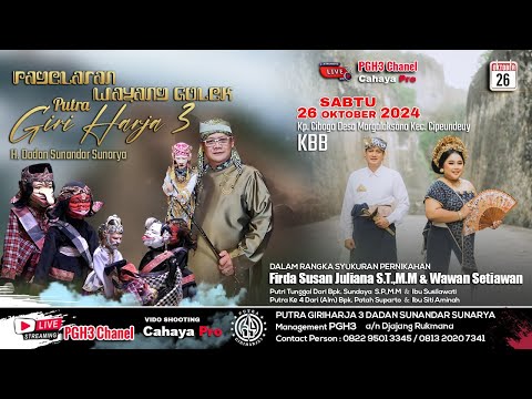 Live  Wayang Golek Putra Giriharja3 ( PGH3 ) H. Dadan Sunandar Sunarya - Cipeundeuy KBB