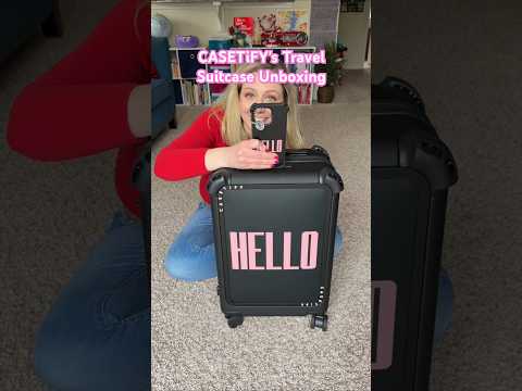 CASETiFY’s Travel Suitcase Unboxing