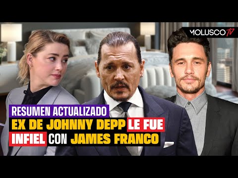 Johnny Depp fue engañado por su esposa con el también actor James Franco. Tenemos la Evidencia