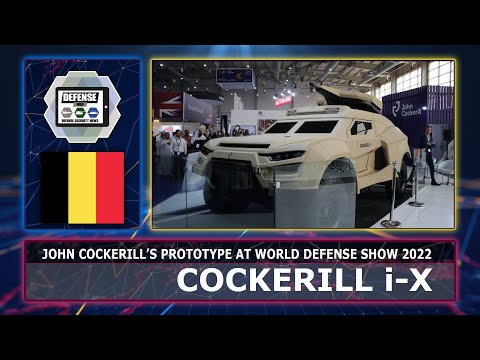 Cockerill i-X 4x4 combat vehicle with 25mm turret unveiled WDS 2022 World Defense Show Saudi Arabia