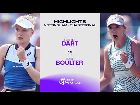 Harriet Dart vs. Katie Boulter | 2023 Nottingham Quarterfinal | WTA Match Highlights