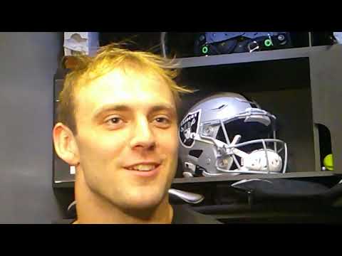 Las Vegas Raiders Superstar Rookie TE Brock Bowers From The Locker Room ...