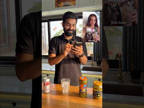Is the viral Diet Coke recipe by Dua lipa any good? Let’s try it #shorts