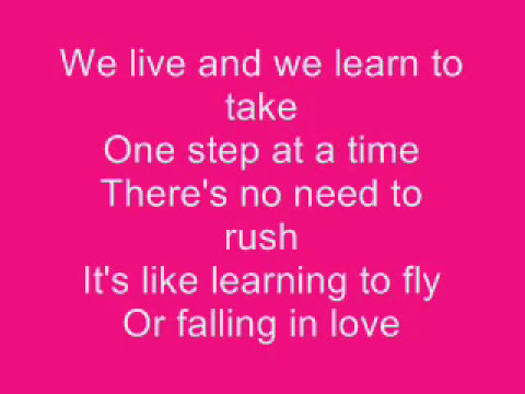 Jordin Sparks - One Step at a Time Lyrics - UCRm672zLNZhqCg7M_6D3zew