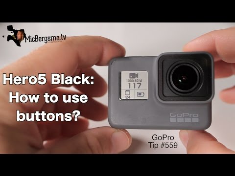 Hero5 Black: How To Use Buttons (Power, Record, Menu) - GoPro Tip #559 - UCTs-d2DgyuJVRICivxe2Ktg