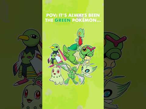 Something about these Pokémon just feels fresh 🍃🌿🍵💚🍋🟩🌱