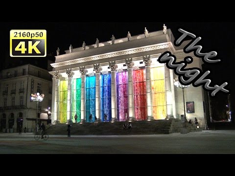 Night walk in Nantes - France 4K Travel Channel - UCqv3b5EIRz-ZqBzUeEH7BKQ