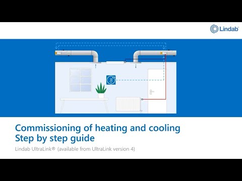 Lindab UltraLink setup: Step-by-step guide to control heating and cooling