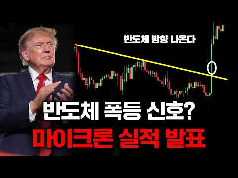 반도체 큰 움직임 온다… 마이크론 실적 발표에 주목해야 하는 이유