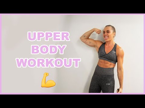 UPPER BODY WORKOUT! Arms, shoulders & ABS