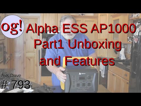 Alpha ESS AP1000 Part1 Unboxing and Features (#793)