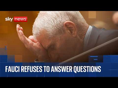 Dr Anthony Fauci faces Senate Committee