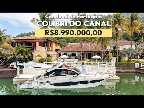 Casa Linear à Venda com Vaga Náutica para Barco de 60 Pés | Condomínio Portogalo – Angra dos Reis/RJ