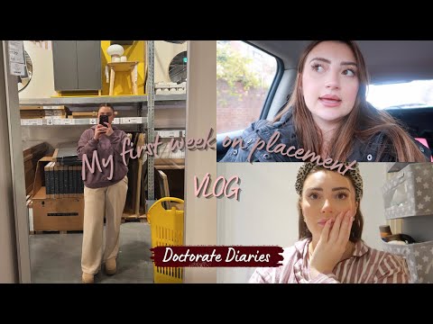 MY FIRST WEEK OF PLACEMENT | Psychology Doctorate Vlog