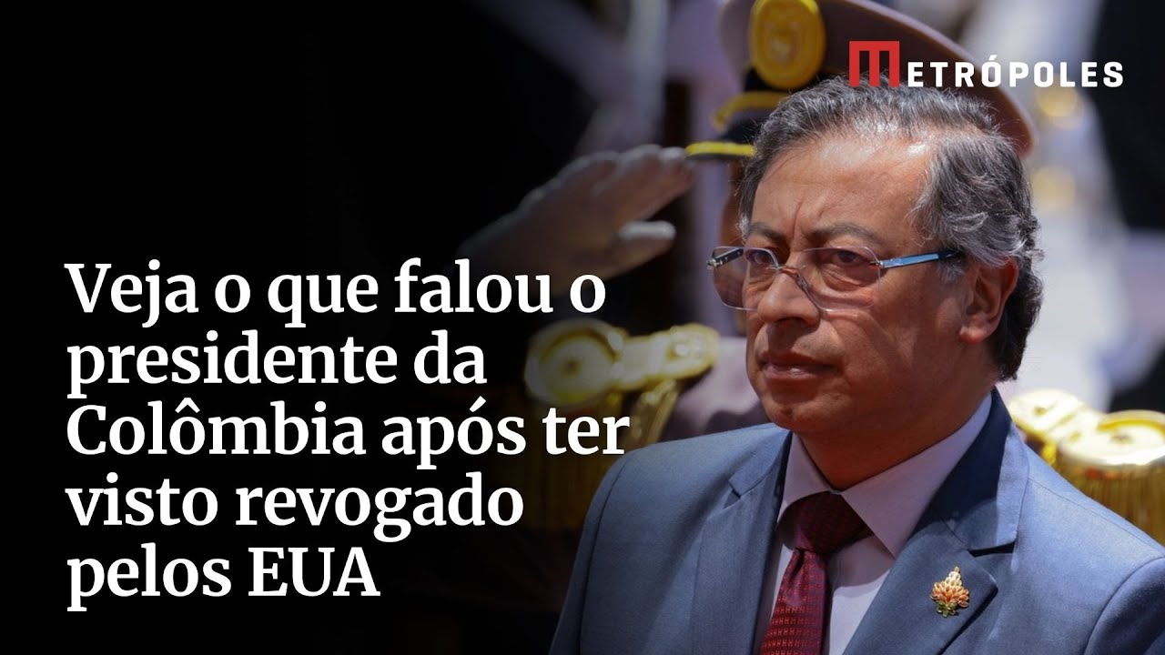 Presidente da Colômbia se manifesta após ter visto revogado pelos EUA