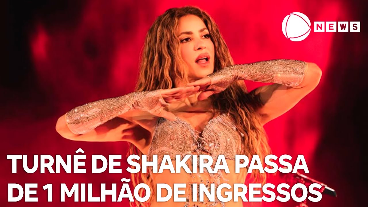 Turnê de Shakira passa de 1 milhão de ingressos no México
