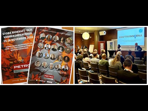 Stora Biokraft & Värmekonferensen 25-26 november 2024 i Örebro