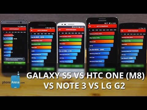 Galaxy S5 vs HTC One (M8) vs Note 3 vs LG G2 benchmark comparison - UCwPRdjbrlqTjWOl7ig9JLHg