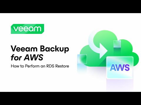 Veeam Backup for AWS: How to Perform an RDS Restore
