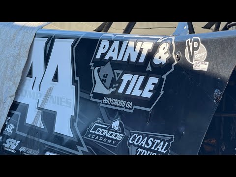 Kam Boyd In Car Cam Practice @ Golden Isles 1/16/25 - dirt track racing video image