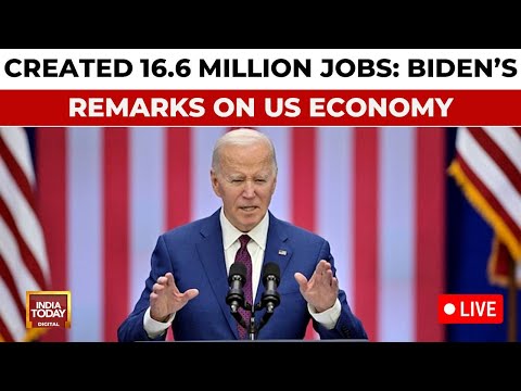 Joe Biden's Economy Presser LIVE: 16.6 Million Jobs Created | Joe Biden LIVE Speech | US News