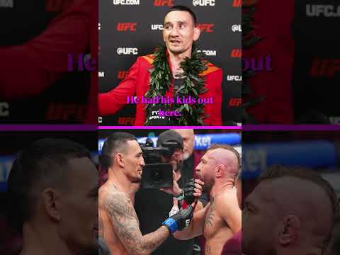 Max Holloway shares what went down in the Octagon with Conor McGregor 👀 #UFC329