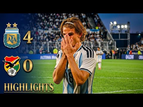 Argentina vs Bolivia | 4 - 0 | FIFA International Friendly