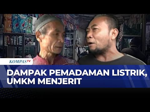 Listrik Padam Bergilir, Ini Kisah Aktivitas Para Pedagang yang Terganggu | KOMPAS MALAM