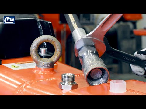 How to install CEJN TLX on hydraulic attachments