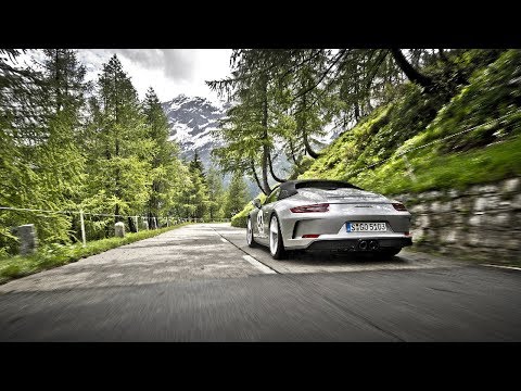 Classic and contemporary Porsche cars take on Gotthard Pass for Curves Magazine