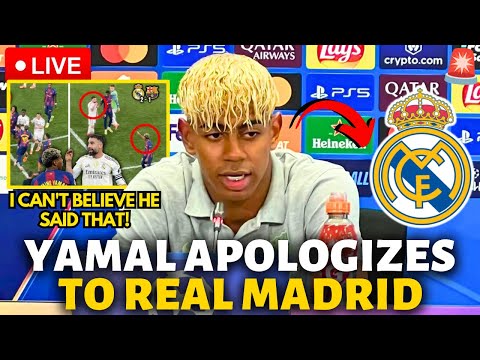 🚨BOMB! LAMINE YAMAL APOLOGIZES TO REAL MADRID! I CAN'T BELIEVE HE SAID THAT! REAL MADRID NEWS