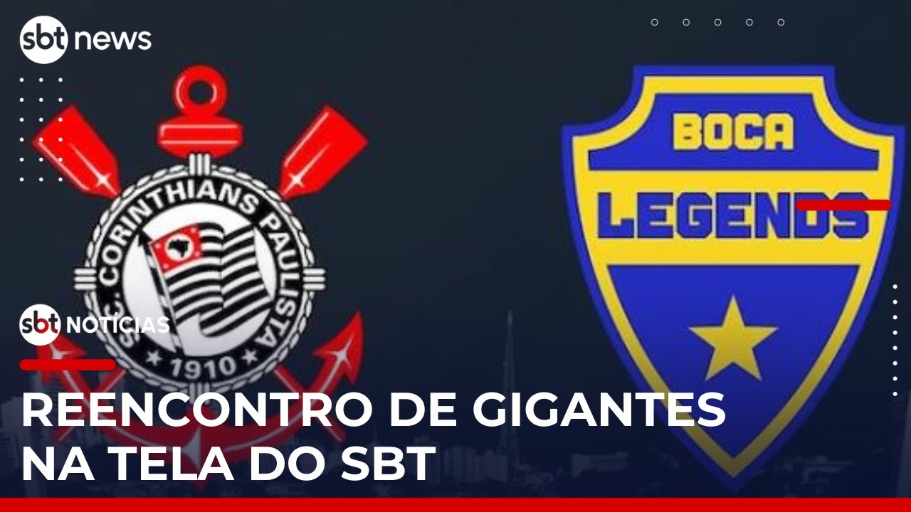 SBT transmite duelo de lendas entre Corinthians e Boca neste sábado | SBTNotícias