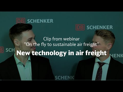 New technology in air freight | On the fly to sustainable air freight | DB Schenker Nordics