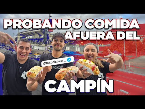 Probamos comida afuera del Campín, previo al clásico Millonarios vs. Santa Fe | Los Insaciables