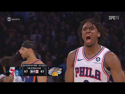[NBA PO 1R 5차전] 필라델피아 vs 뉴욕 MVP 타이리스 맥시 (05.01)