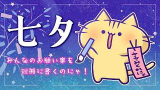 【七夕】みんなのお願い事を短冊に書く配信にゃ！【みぼねこちゃんねる/VTuber】