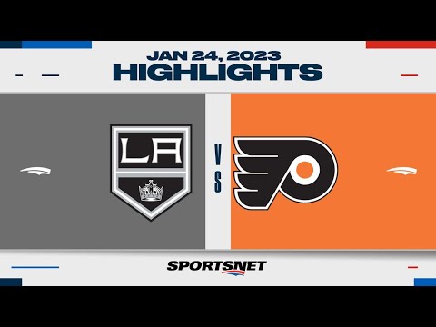 NHL Highlights | Kings vs. Flyers - January 24, 2023