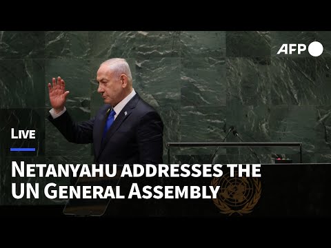 🔴 LIVE: Israeli PM Benjamin Netanyahu addresses the UNGA | AFP