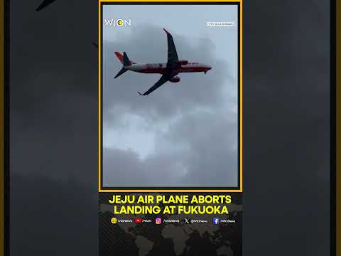 Jeju air plane aborts landing at Fukuoka | WION Shorts
