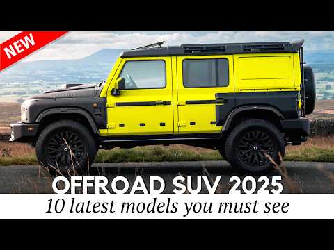 10 Upcoming Offroad SUVs for Muddy Trails & Sandy Backroads (2025-2026 MY)